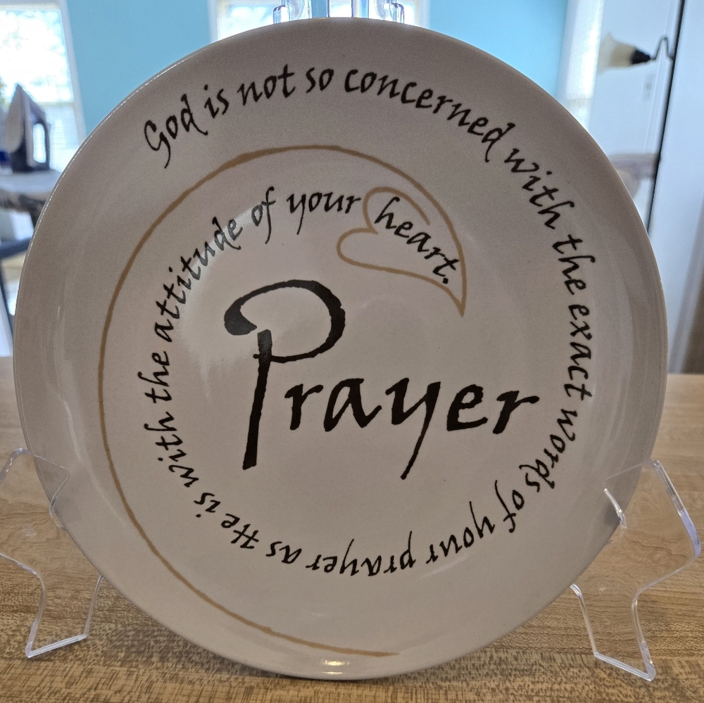 Circle of Faith prayer dish/plate/decor